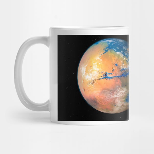 Terraformed Mars, artwork (S900/0379) by SciencePhoto